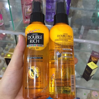 DOUBLE RICH xịt dưỡng chuyên sâu cho tóc nhuộm 120ml (chai cam xịt 120ml)