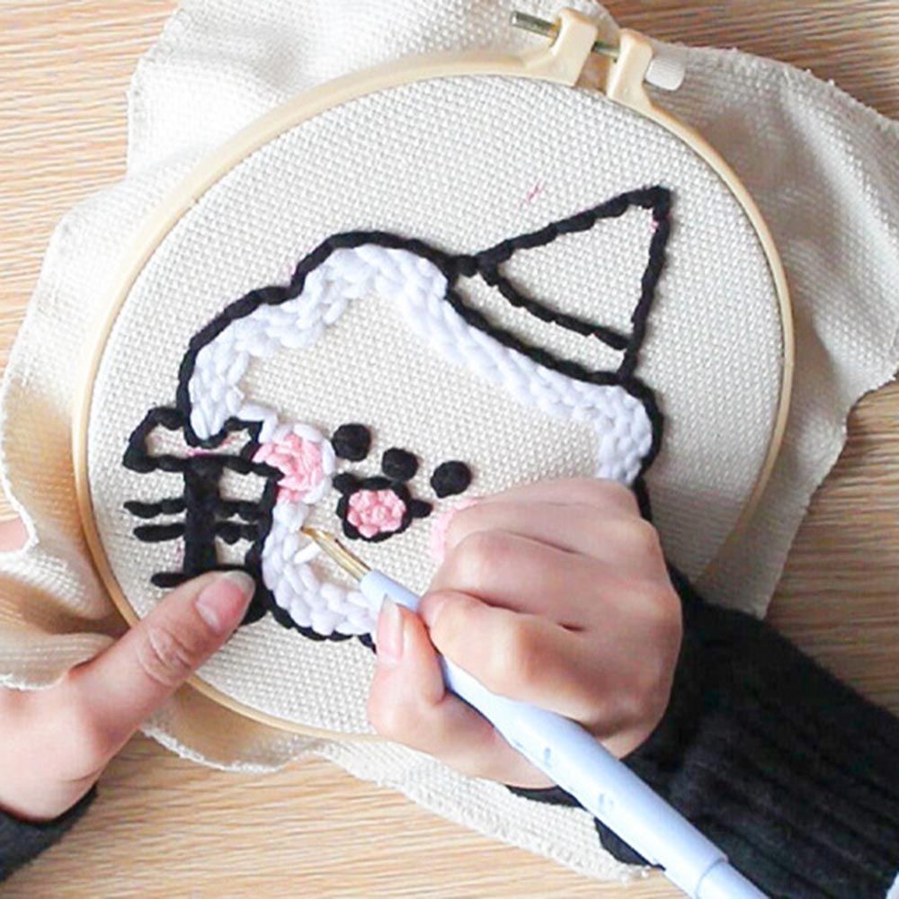 Bộ Dụng Cụ Thêu Tranh Chữ Thập Thủ Công Diy Cho Người Mới Bắt Đầu