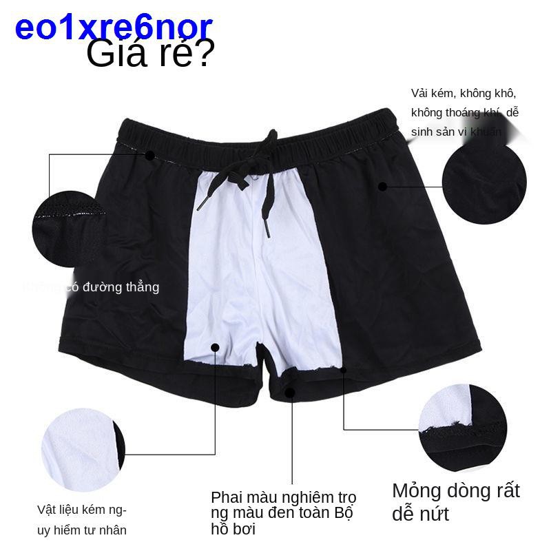 Quần bơi nam chống xấu hổ boxer cỡ lớn áo tắm đùi nhanh khô suối nước nóng bộ thiết bị