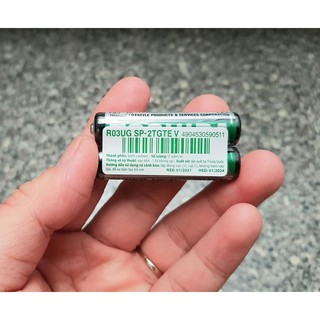2 Viên Pin AAA Toshiba Siêu Bền R03UG Cao Cấp