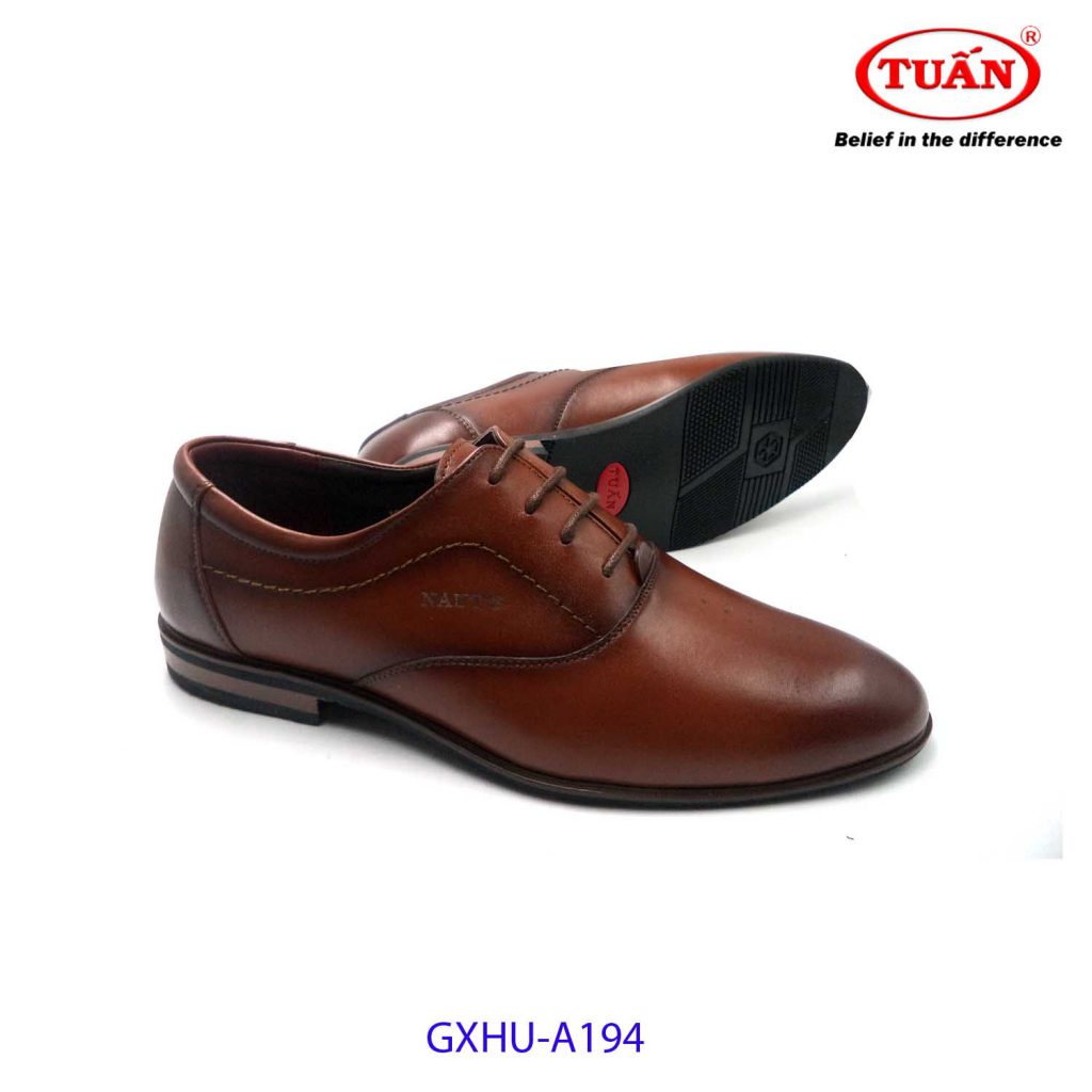 Giày da nam buôc dây thương hiệu Tuấn GXHU-194