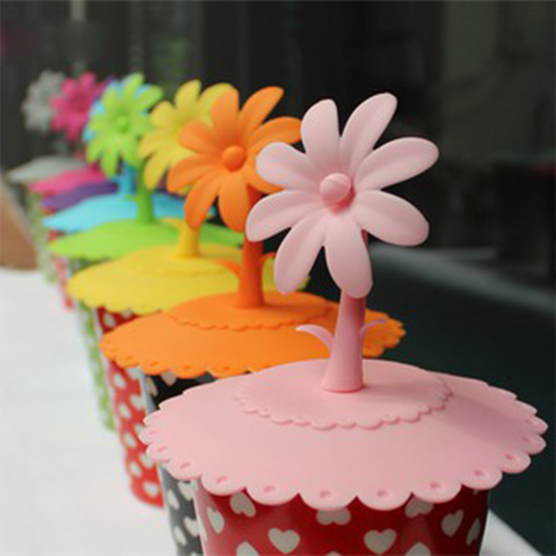 Nắp Đậy Ly Uống Nước ANAEAT Chất Liệu Silicon Thiết Kế Hình Chiếc Cây Sáng Tạo Giúp Ngăn Bụi / Trào Nước