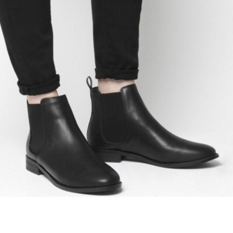 Giày boots [ Chelsea bốt classic ]cao cấp da bò nguyên tấm kiểu dáng ôm gọn,  phong cách thời trang