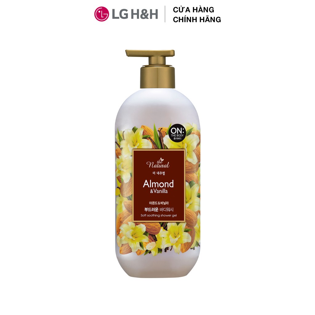 Sữa tắm On: The Body the Natural Almond & Vanilla 500g - Hương Hạnh nhân & Vani | BigBuy360 - bigbuy360.vn