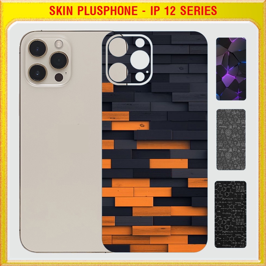 Dán Skin mặt sau cho iPhone 12, 12 Mini, 12 Pro, 12 Pro Max nhiều mẫu hot, độc lạ