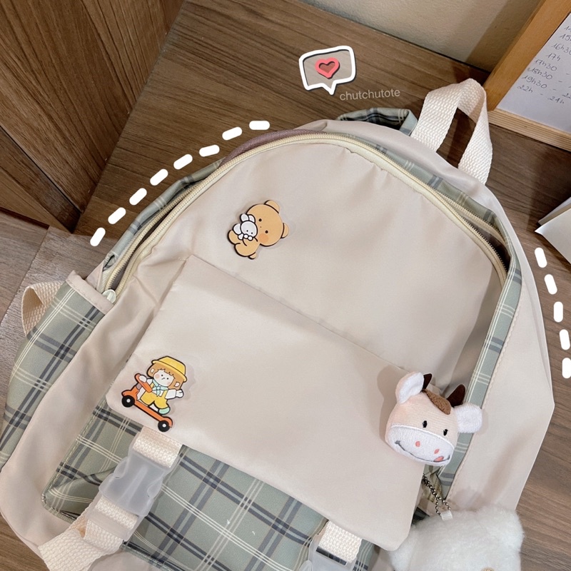 BL199-200-201/Balo đi học đi chơi ulzzang đẹp rẻ thời trang đựng laptop chất vải đẹp - chutchutote