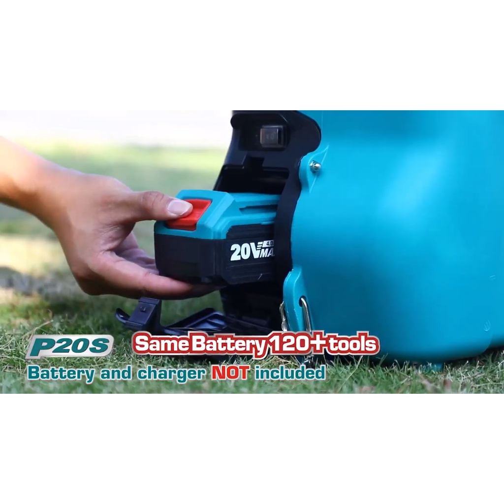 Máy phun thuốc sâu 16L dùng PIN 20V 2.0A/4.0A TSPLI1211 TOTAL TOOLS WORLD - Thao tác phun dễ dàng. Áp lực phun mạnh mẽ