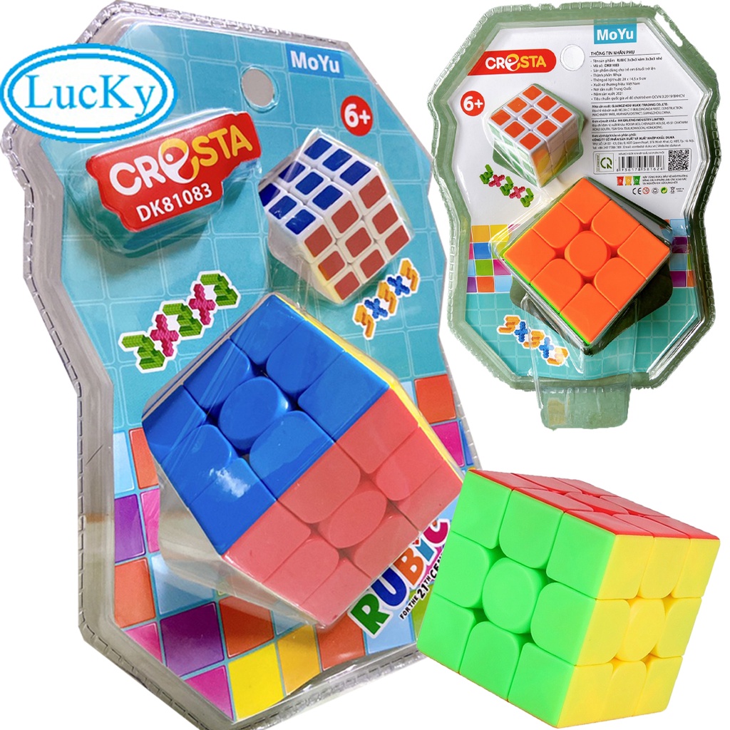 Rubik 2x2, 3x3, 4x4,5X5 Cresta , Moyu- DUKA Có Bảng Hướng Dẫn Tiếng Việt (Bản cao cấp)