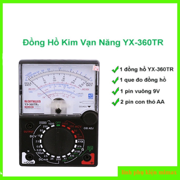 Đồng hồ vạn năng VOM Samwa YX360-TRn