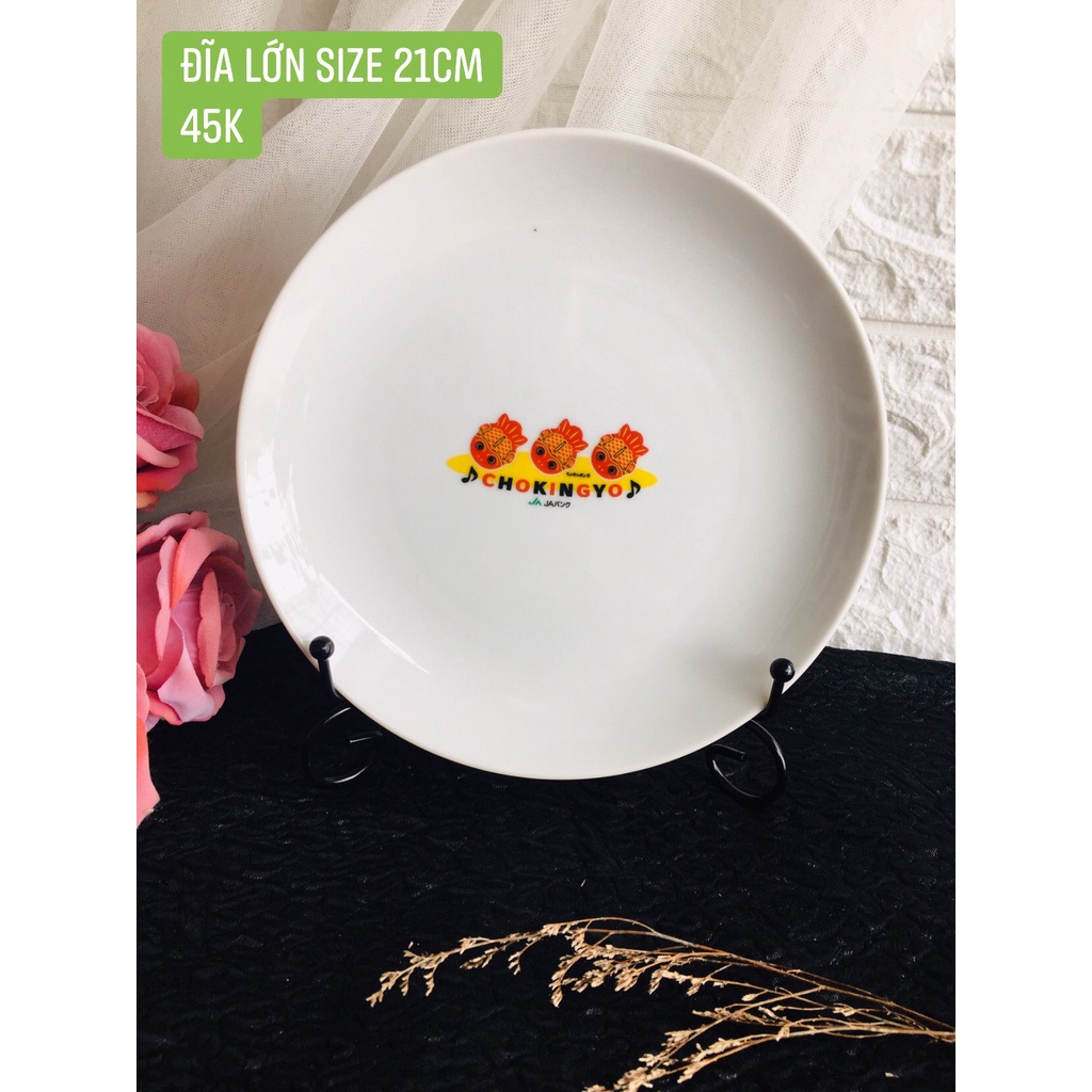 GỐM NHẬT - SET CÁ ĐỎ CỰC XINH