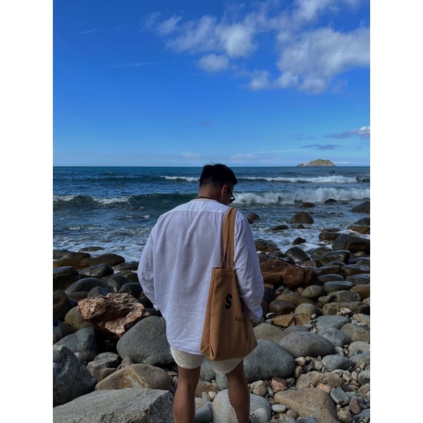 TÚI TOTE BAG IN CHỮ SIAM MÀU ĐEN ĐƠN GIẢN