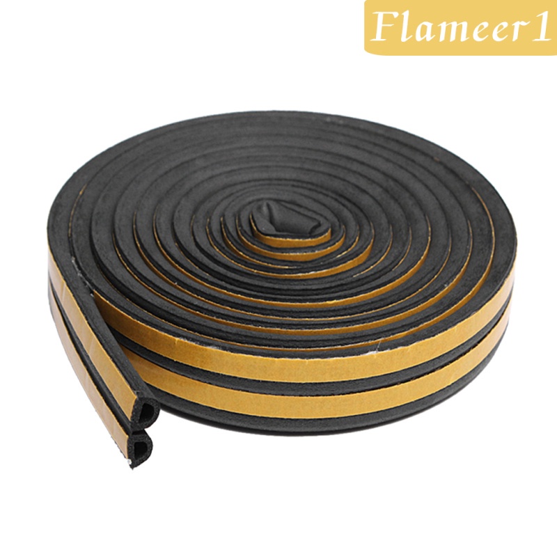 Cuộn Băng Keo Xốp Trắng Dán Viền Cửa Sổ / Cửa Ra Vào 5m D 9x6mm