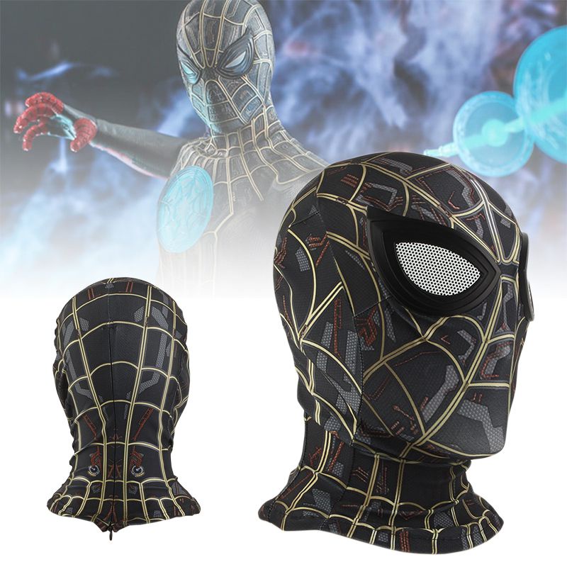 Spider-Man black Mask Spiderman Christmas Headwear Superhero Cosplay