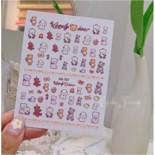 Sticker mã gấu đáng yêu