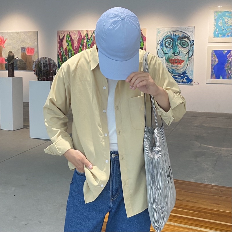 ÁO SƠ MI NAM - HEE BY OHI - Màu Be Cotton Chống Nhăn