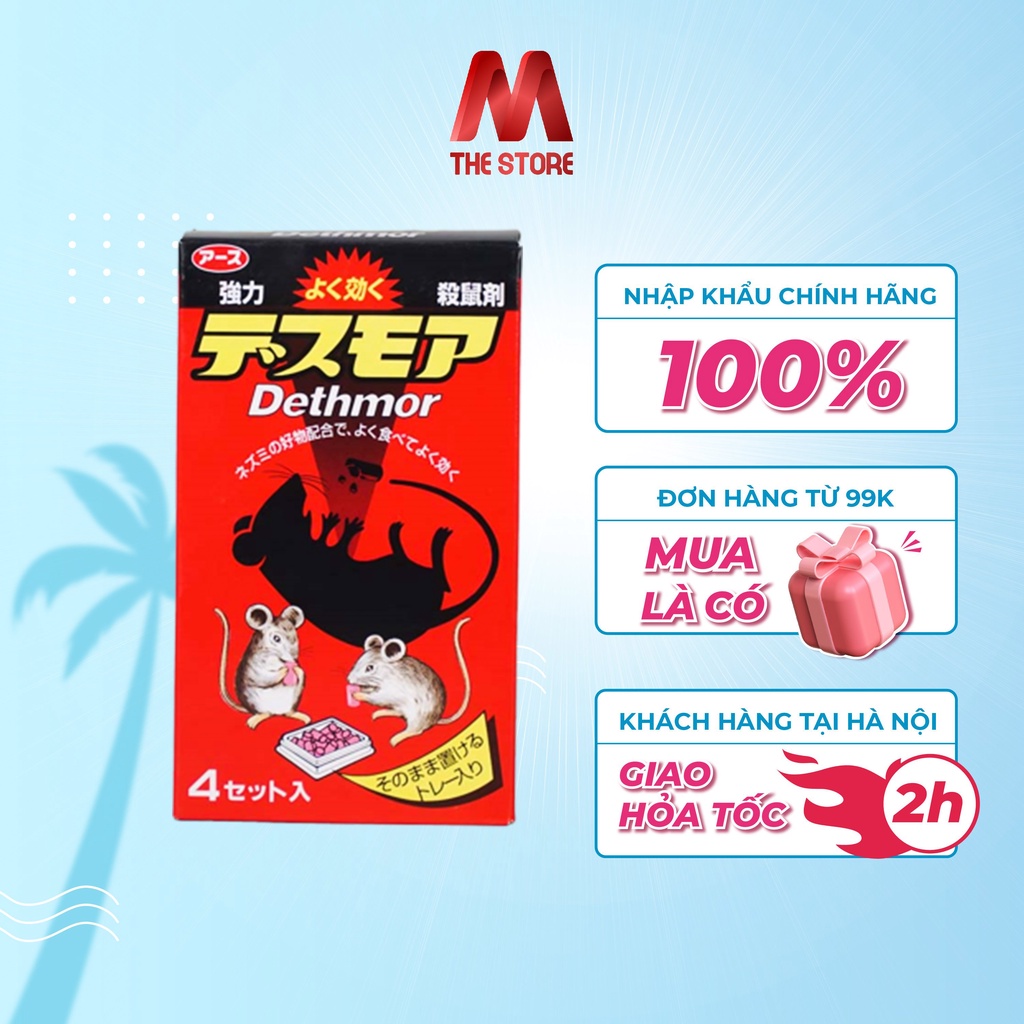Thuốc diệt chuột Dethmor dạng viên Nhật Bản