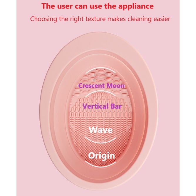 ✌Đốm ✌Dụng Cụ Vệ Sinh Cọ Trang Điểm Bằng Silicone Tiện Dụng