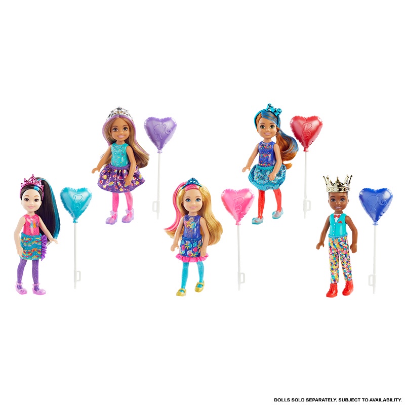 Đồ Chơi BARBIE Búp Bê Đổi Màu Chelsea - Phiên Bản Confetti GTT26