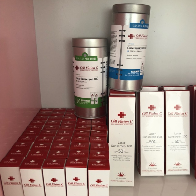 Kem chống nắng cell fushion C