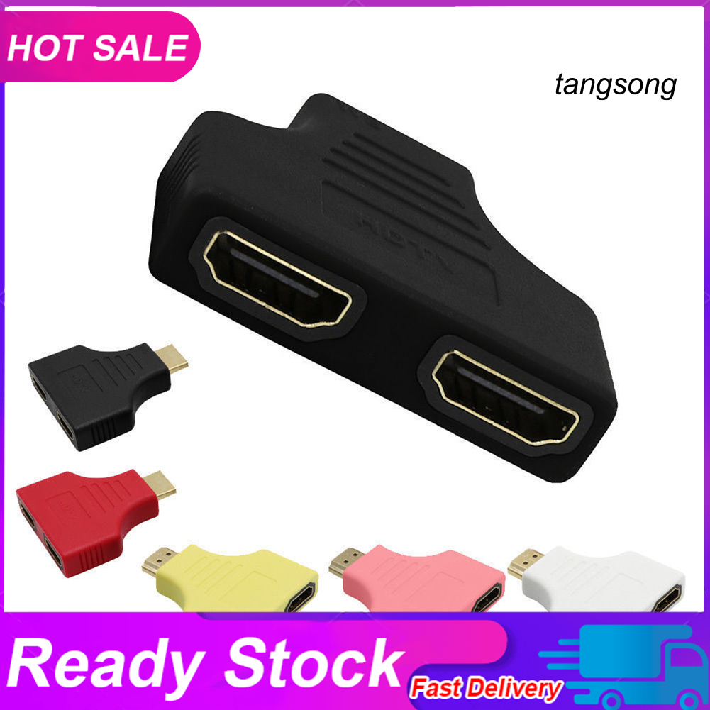 Bộ Chuyển Đổi Ts-1080P Hdmi Sang 2 Female Port 1 In 2