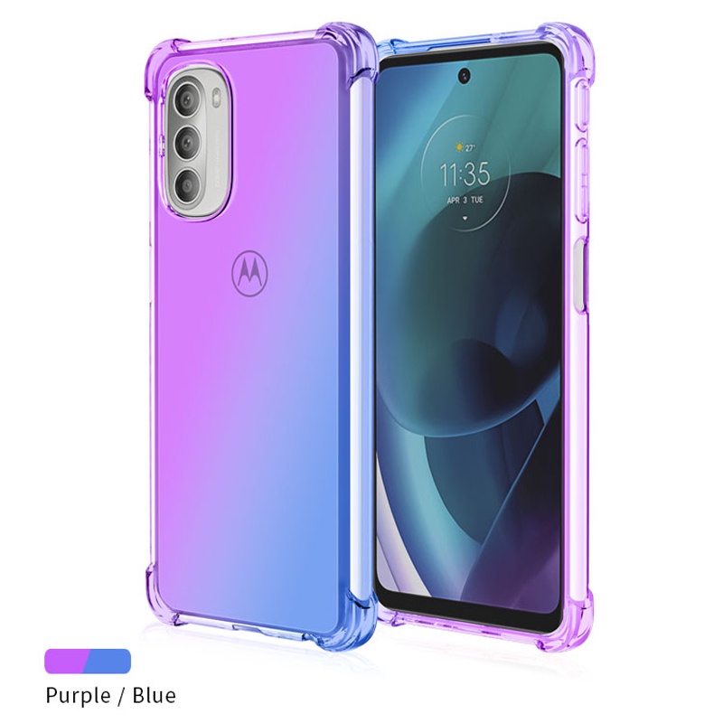 Motorola MOTO G Stylus 5G 2024 2025 G15 G05 G55 G86 4G G56 G75 5G Gradient Rainbow Vỏ mềm Vỏ điện th