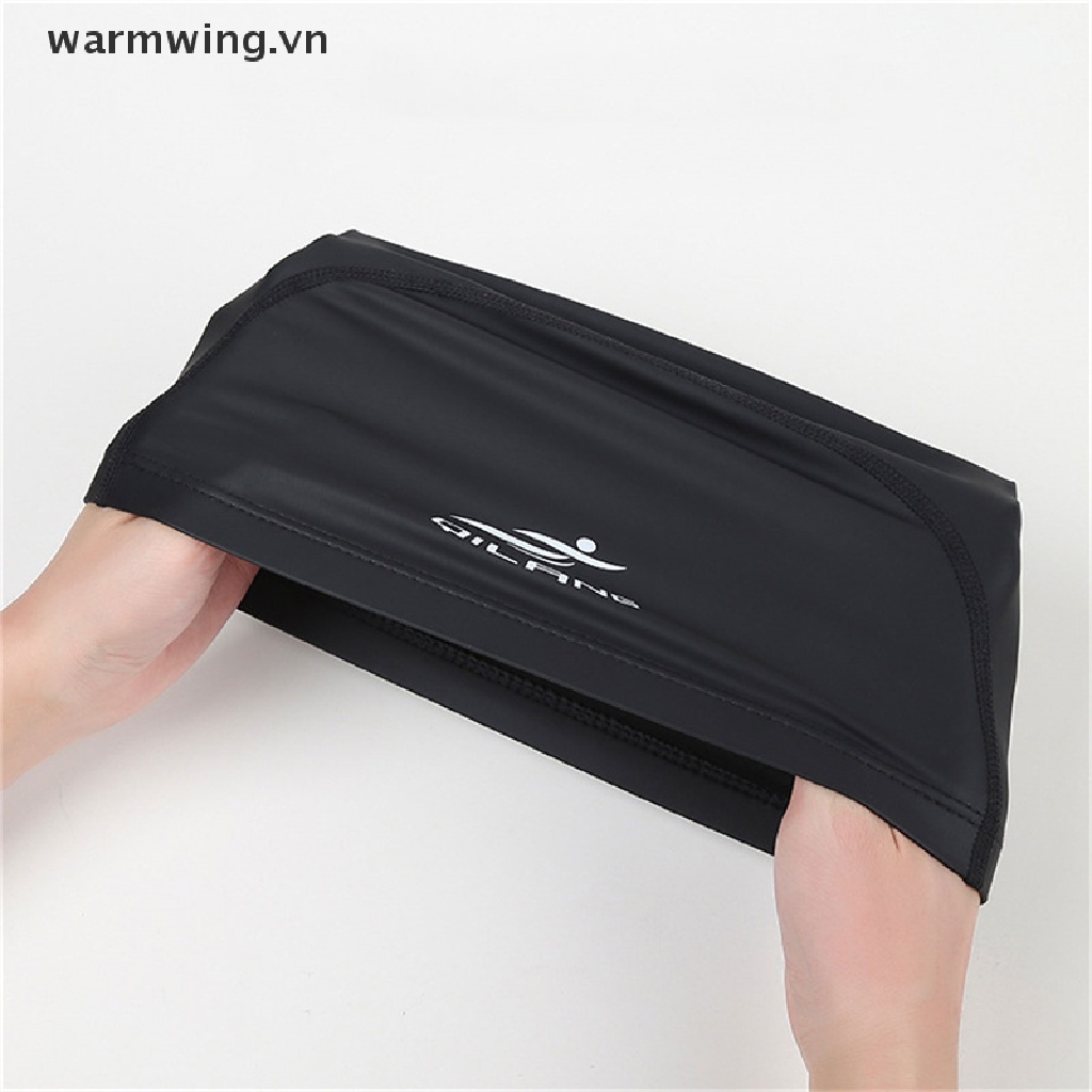 Mũ Bơi Thể Thao Bằng PU Co Giãn Chống Nước Bảo Vệ Tai Cho Người Lớn