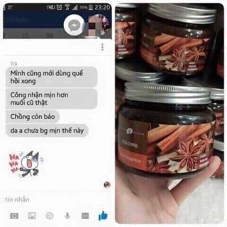 Tẩy da chết body quế hồi cafe Nga