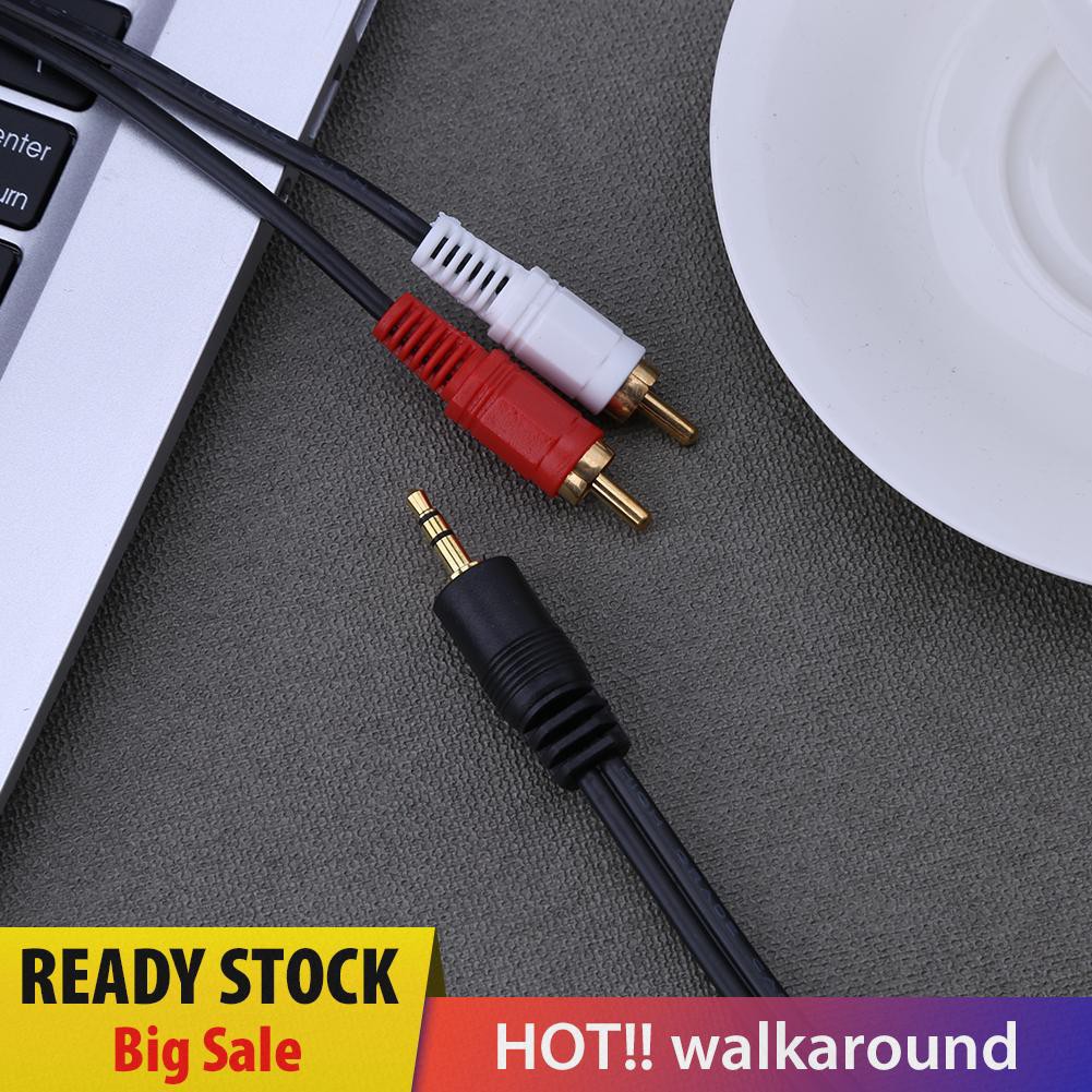 Dây Cáp Âm Thanh 3.5mm 2RCA Tiện Dụng
