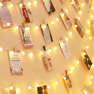 FREE 15 ảnh + dây đèn led treo ảnh, kẹp treo ảnh