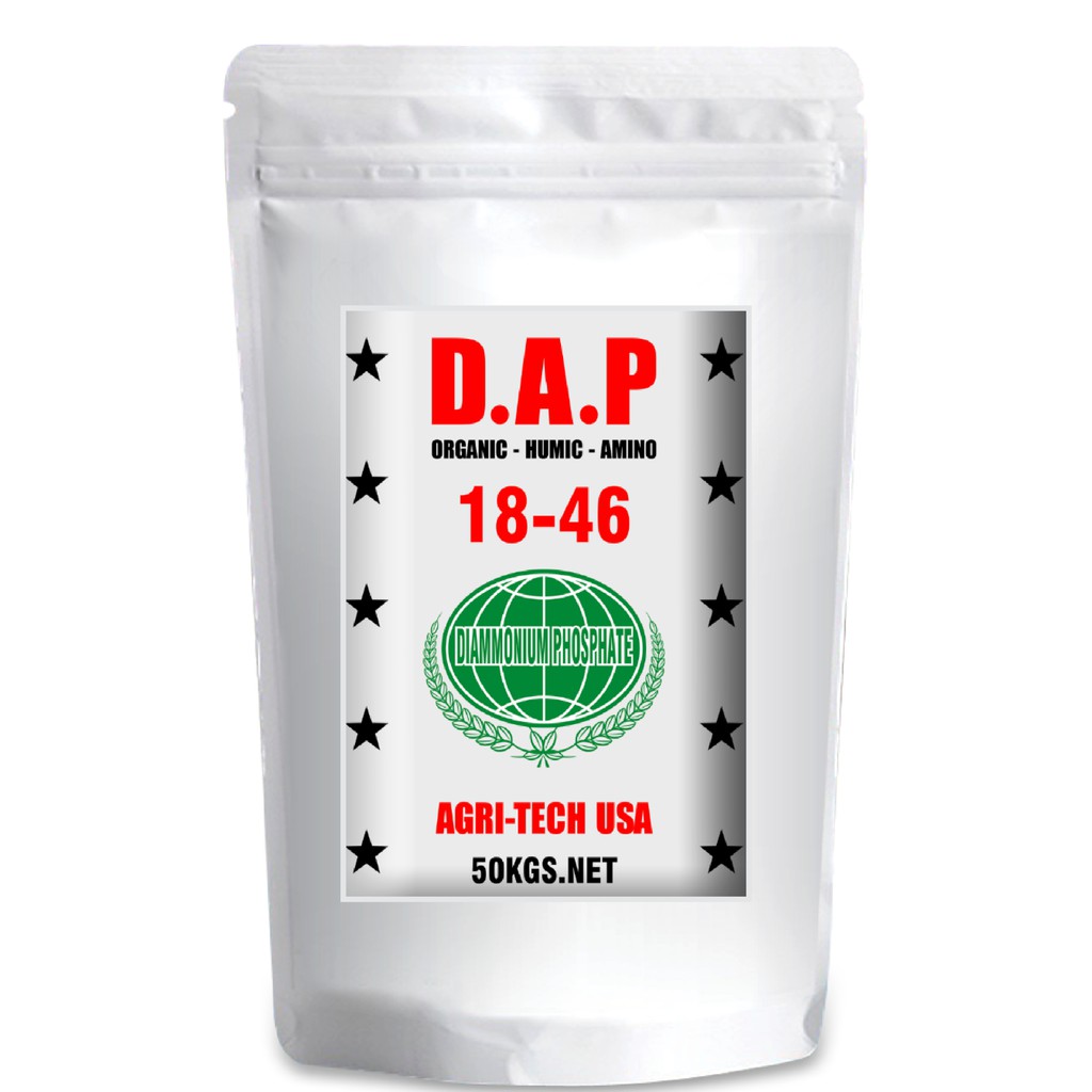 Phân bón nhập khẩu : DAP organic-humic-amino 18-46 usa (1kg) - Sử dụng được cho tất cả loại cây trồng
