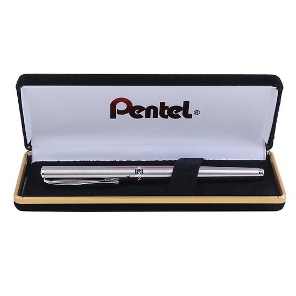 Bút Ký Cao Cấp Pentel Mạ Bạc K600C (0.7mm)