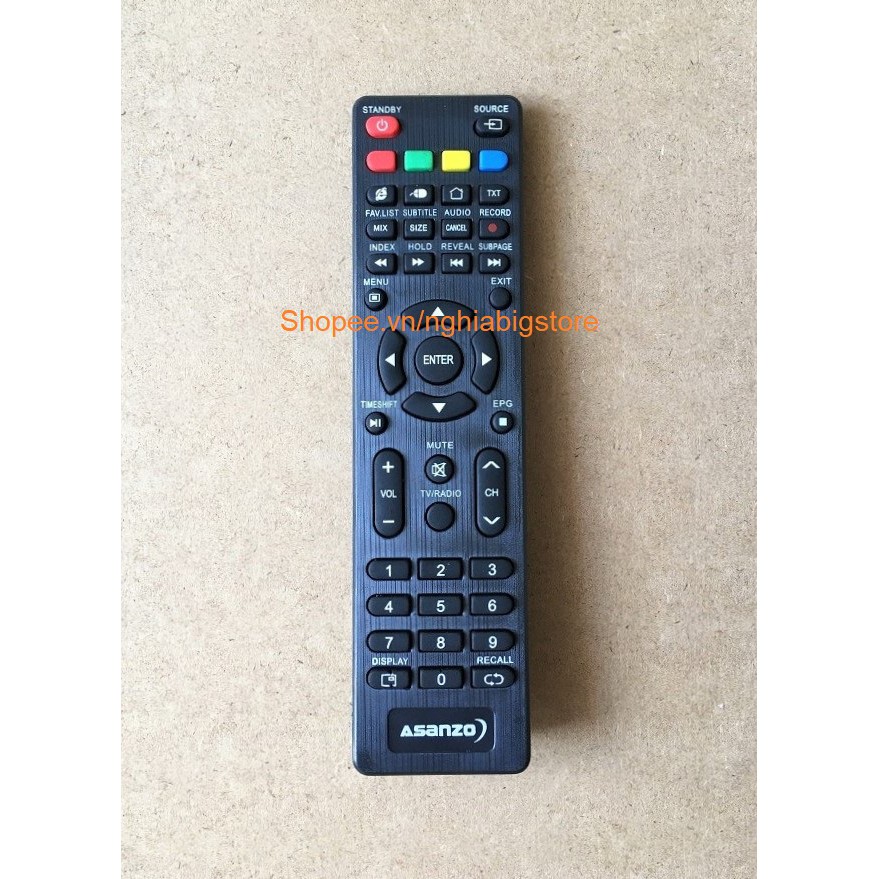 Remote Điều Khiển Tivi ASANZO, Internet, LED TV