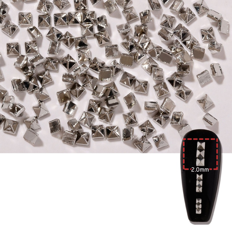 Hộp Phụ Kiện Đinh Tán Trang Trí Móng Tay 3D Bằng Hợp Kim