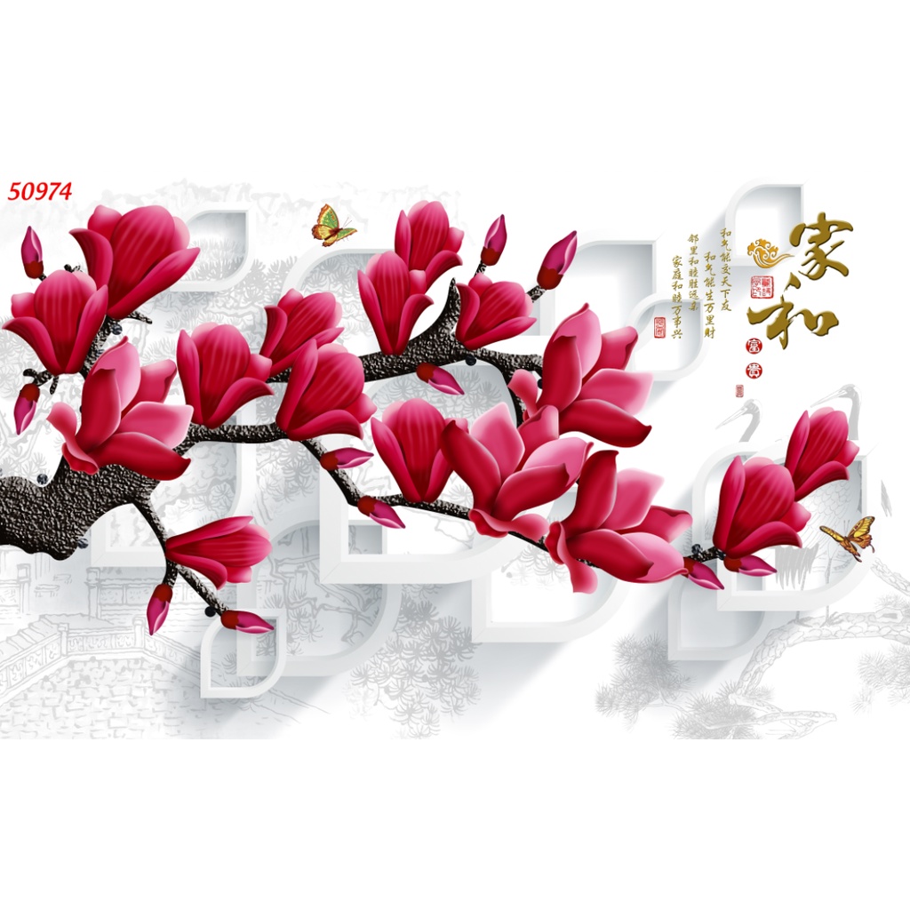 Tranh Dán Tường INDOCHINE Nhiều Kích Thước hình ảnh sắc nét, chân thật