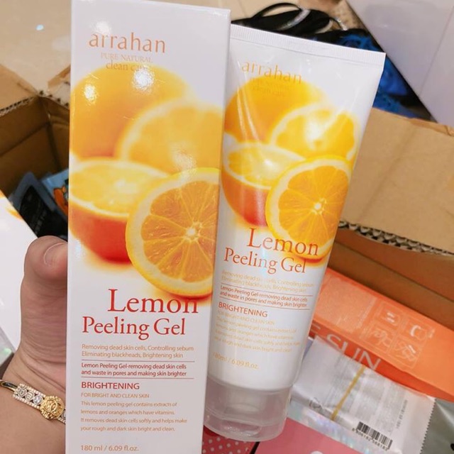 Gel tẩy da chết Arrahan Lemon Peeling