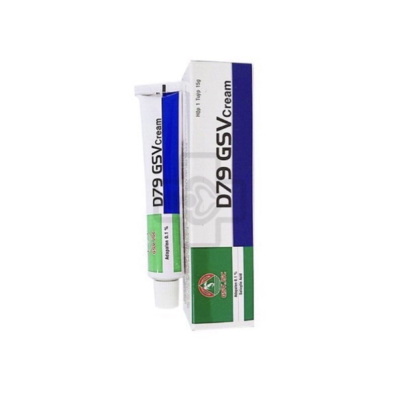 Kem ngừa mụn trứng cá mụn lưng mụn nang lông, dày dừng bít tắc lỗ chân lông D79 GSV CREAM