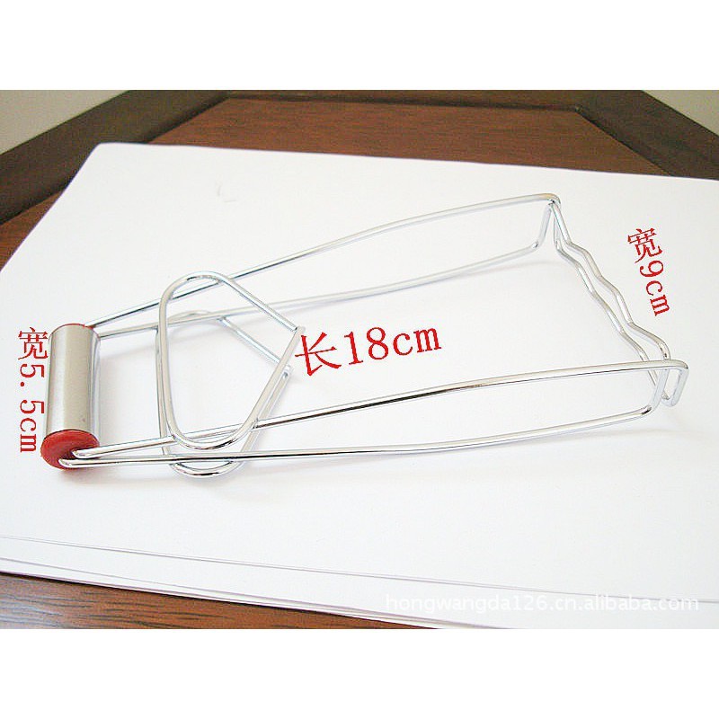 [❌GIÁ SỈ❌] Dụng cụ gắp đồ nóng, Kẹp gắp bát đĩa chống nóng, kẹp bắc xoong nồi tránh bỏng tay loại cán inox 88070