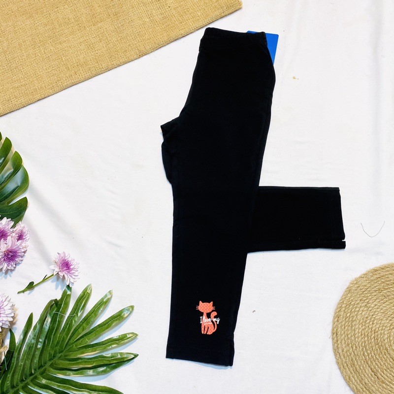 QUẦN LEGGING  BÉ GÁI, CHẤT COTTON CỦA HANOSIMEX