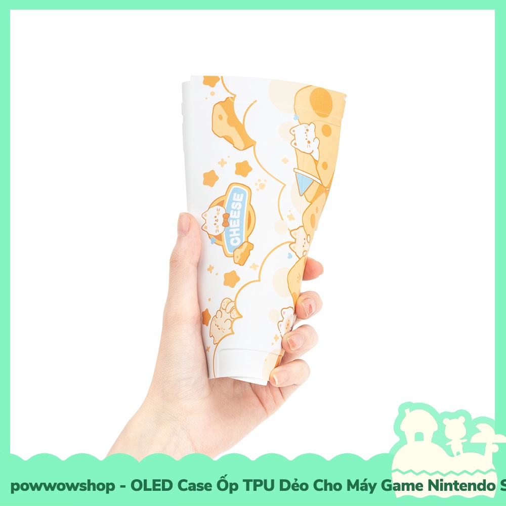 OLED Case Ốp TPU Dẻo Cho Máy Game Nintendo Switch OLED Mẫu Nhân Vật Hoạt Hình Cute Black White Days