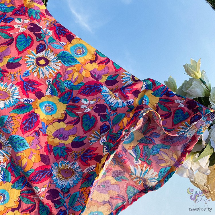 Đầm Hai Dây In Hoa Phong Cách Hàn Quốc Thời Trang Mùa Hè Cho Bé Gái