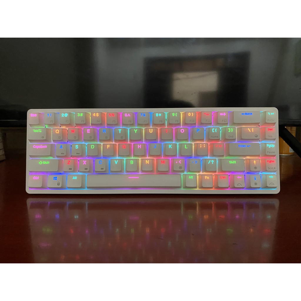 RK G68 RGB HOTSWAP - Bàn phím cơ không dây Royal Kludge RK G68 Bluetooth 5.1 và Wireless 2.4G - Chính Hãng | BigBuy360 - bigbuy360.vn