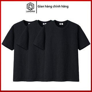 💎COMBO TIẾT KIỆM💎 COMBO 3 Áo thun NAM NỮ Unisex LANORM Basic Tee phông trơn oversize