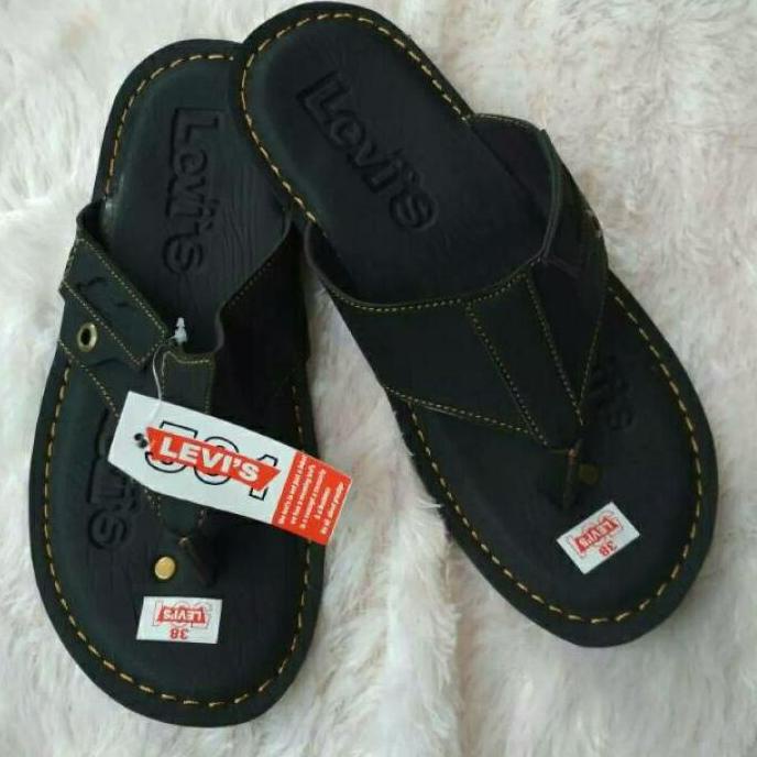 LEVIS Giảm Giá?Giảm Giá ||W61➦ (Miễn Phí Vận Chuyển) Sandal Da Xỏ Ngón Cho Nam 501 /