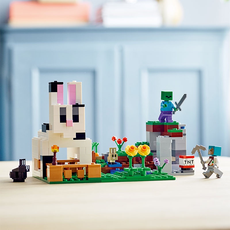 Đồ Chơi LEGO Trang Trại Thỏ 21181 (340 chi tiết)