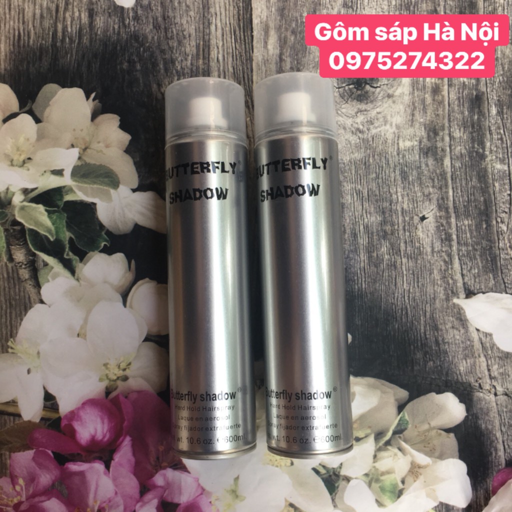 COMBO 2 gôm xịt tóc Butterfly Shadow 600ml