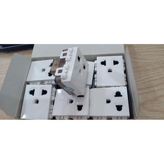 Ổ cắm đơn, đôi 2 chấu , 3 chấu dòng S18CC Sino(chỉ lắp mặt s18cc và Panasonic )