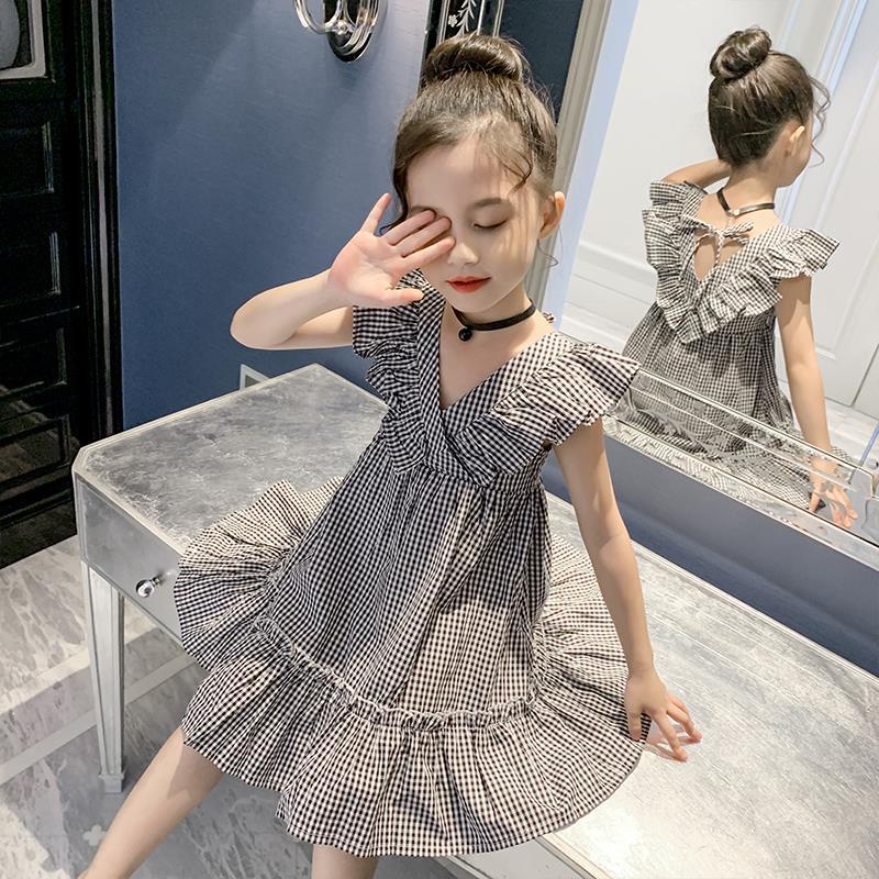 Đầm Công Chúa Họa Tiết Kẻ Sọc Thời Trang Mùa Hè 2022 Mới Cho Bé Gái 3-4 - 5-6 - 7-8 - 9-10 - 11-12 Tuổi