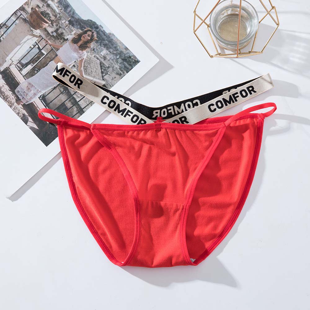 Quần Lót Thể Thao Co Giãn Có Dây In Chữ Phong Cách Âu Mỹ Quyến Rũ Cho Nữ | BigBuy360 - bigbuy360.vn