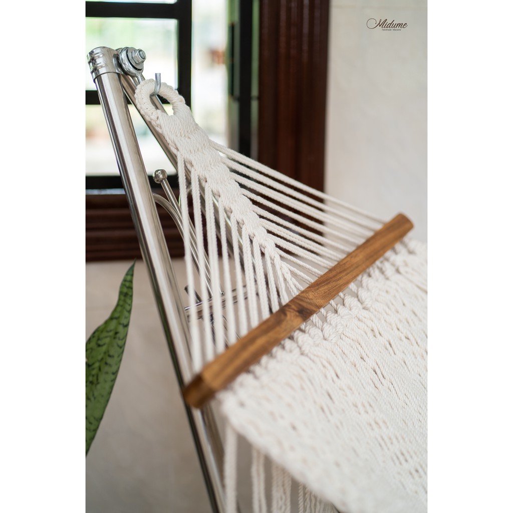 2 Khoen sắt 4cm 8cm phụ kiện handmade, làm macrame. Khoen sắt làm võng 6cm sắt 8li phủ bạc chịu lực đến 200kg