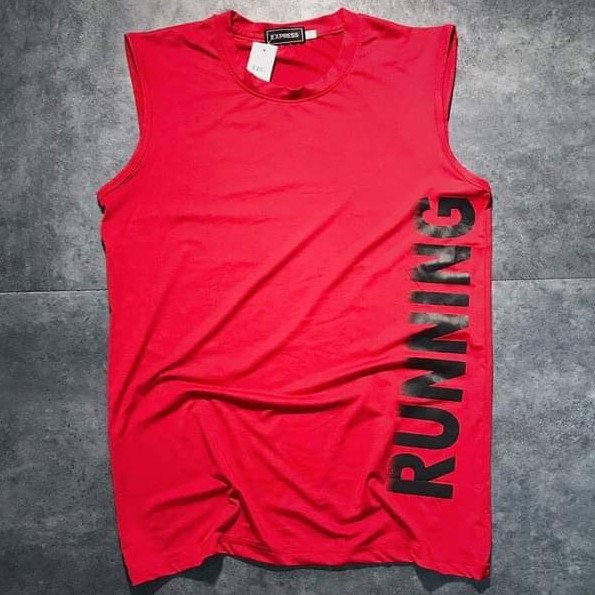 Áo ba lỗ sát nách In Running, tank top gym, thoáng mát năng động (ARN)